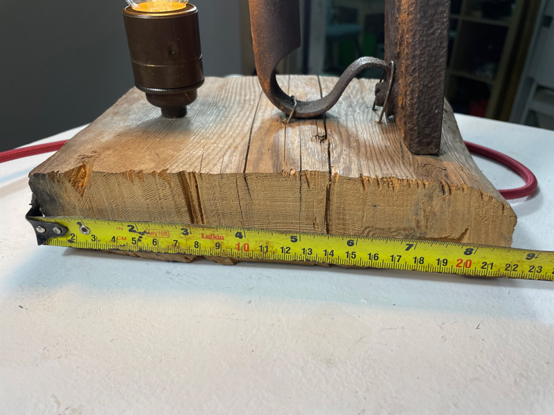 Vintage Iron Lamp - Image 4