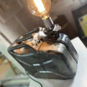 Silver Jerry Lamp
