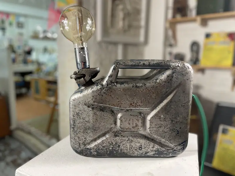 Silver Jerry Lamp - Image 9