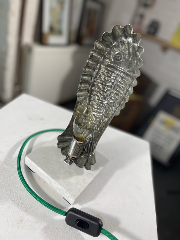 Vintage Fish Mold Lamp - Image 5
