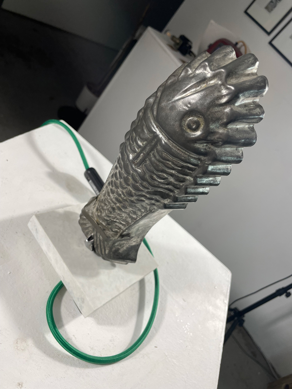 Vintage Fish Mold Lamp - Image 6