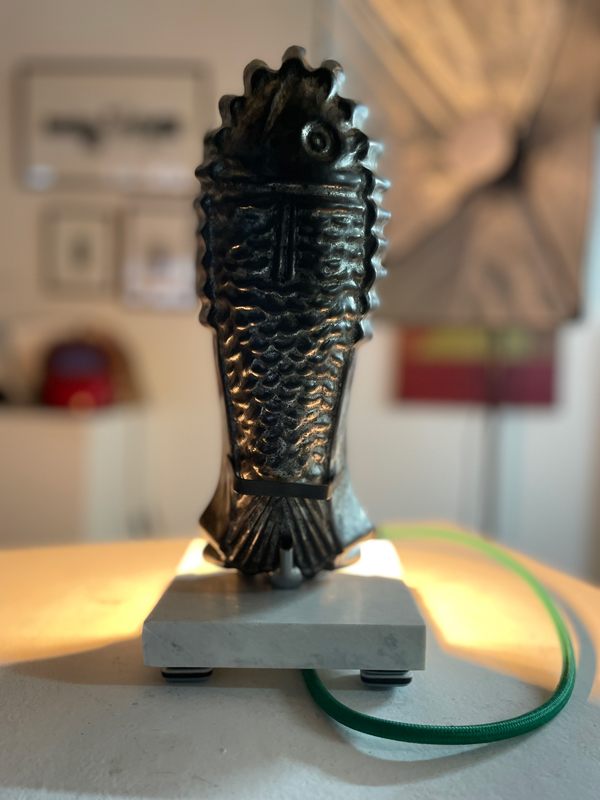Vintage Fish Mold Lamp
