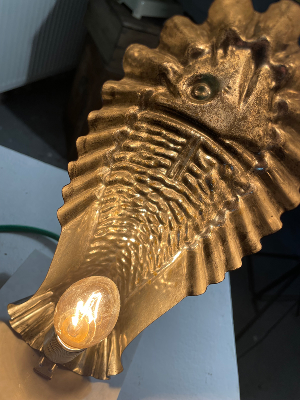Vintage Fish Mold Lamp - Image 2