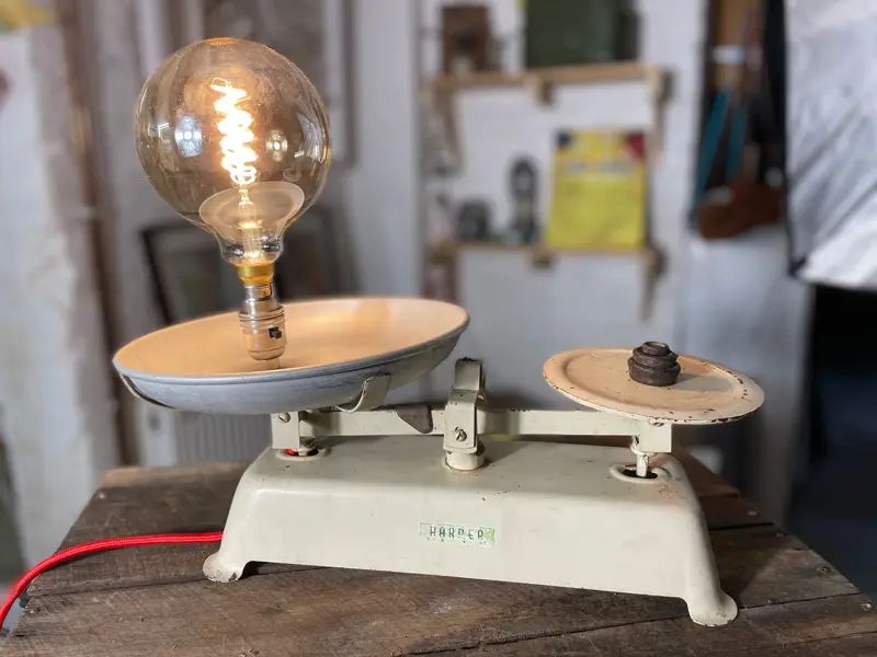 Vintage Scales Lamp - Image 2
